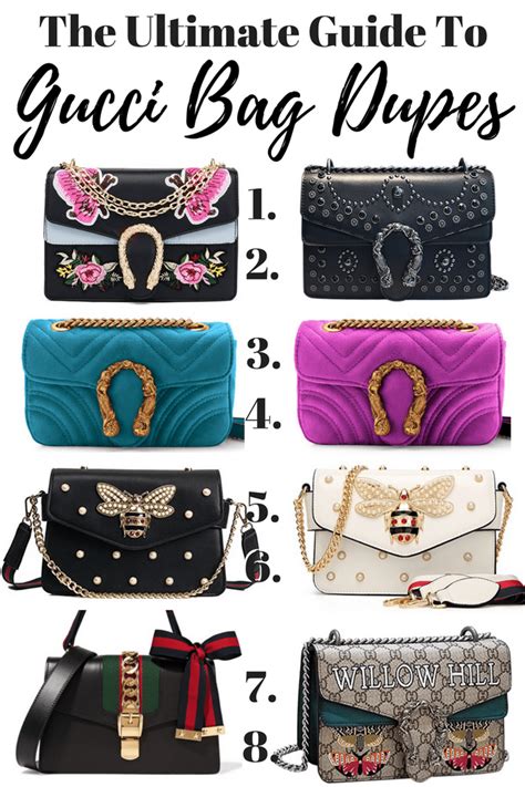 gucci dupe bags